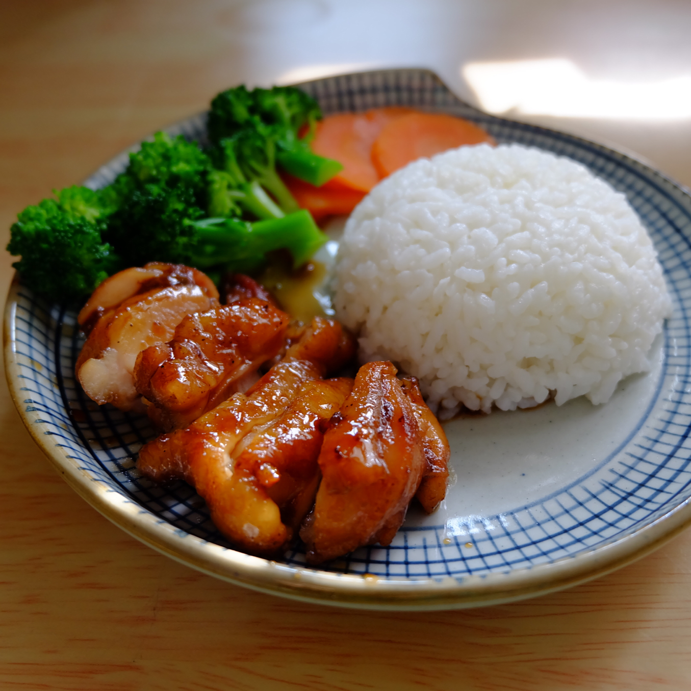 李恩维做的日式照烧鸡排饭