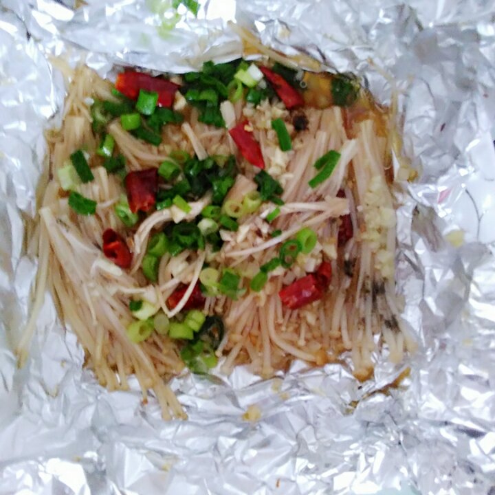 烤箱版 烤金针菇