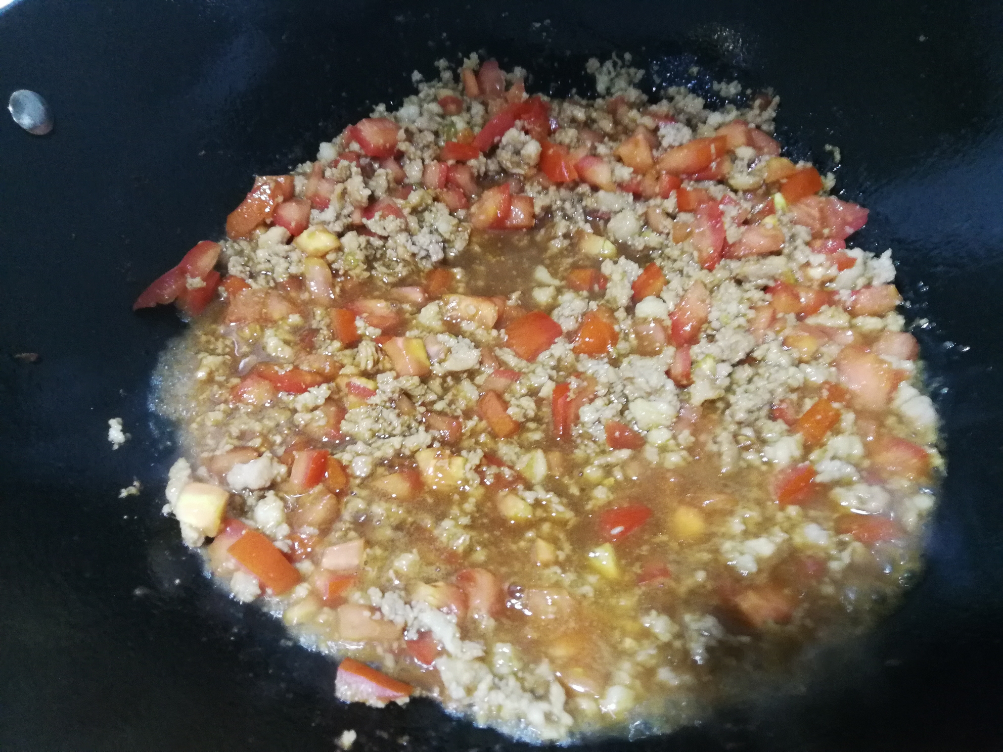 番茄肉沫拌面🍅（百吃不厌的味道）的做法 步骤4