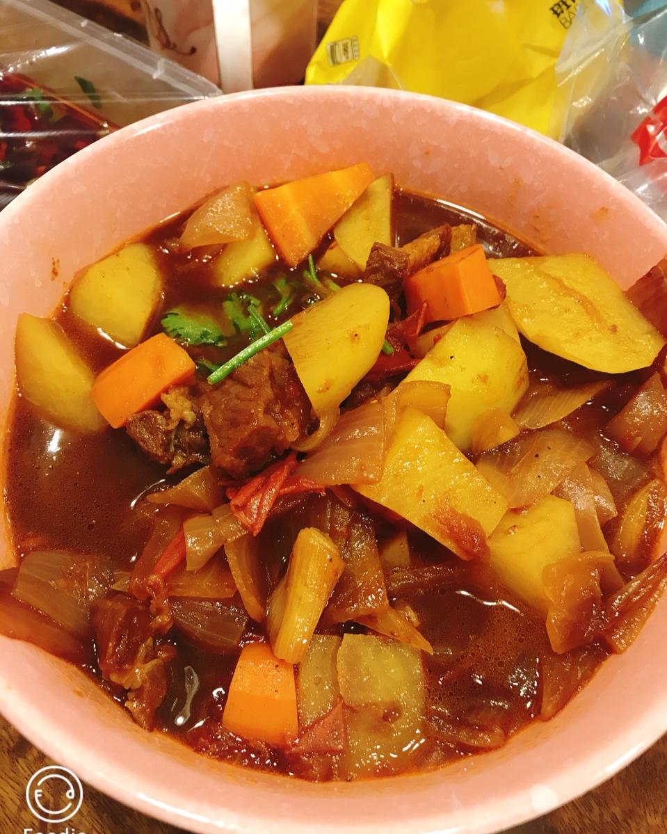 土豆炖牛肉