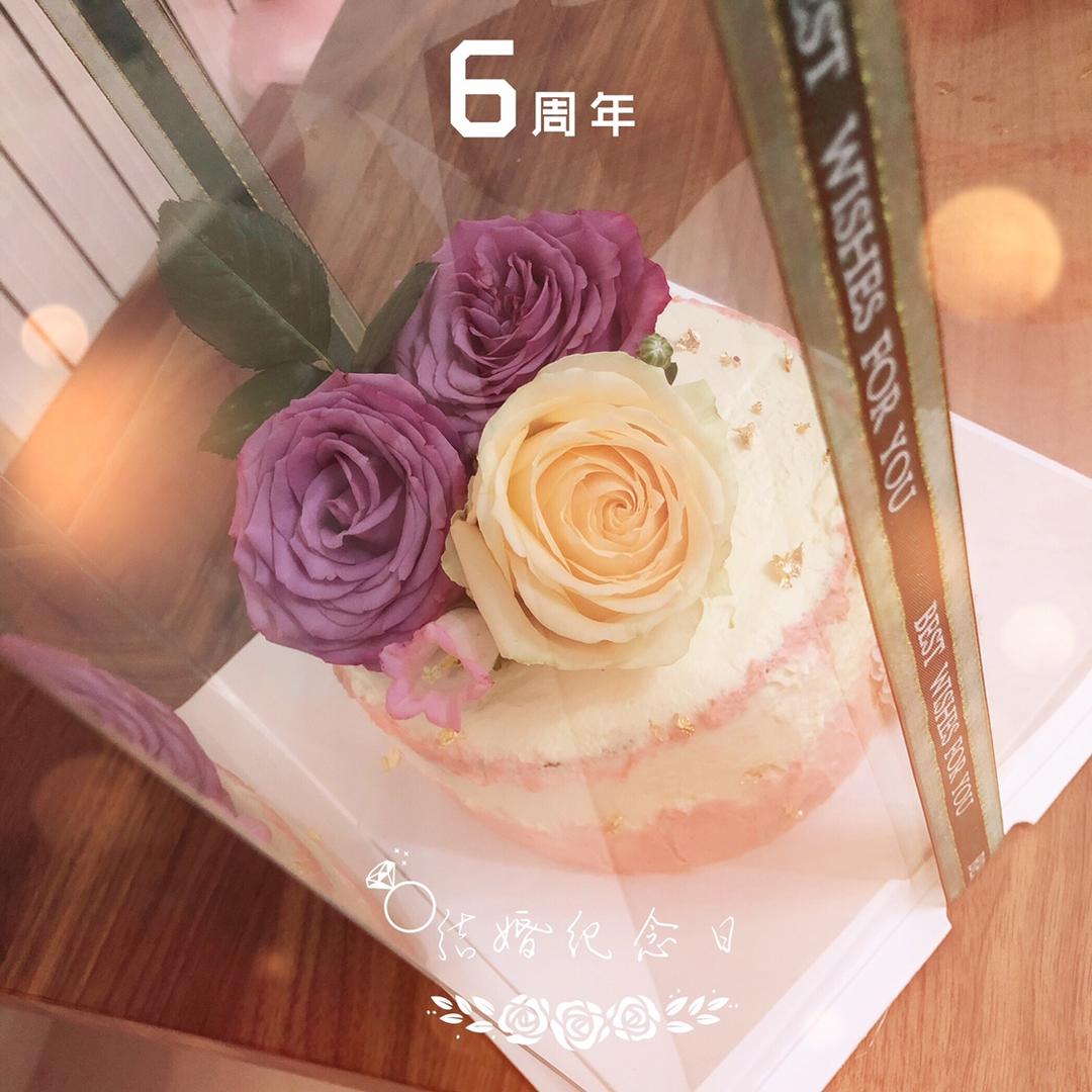 6寸戚风蛋糕（2蛋）