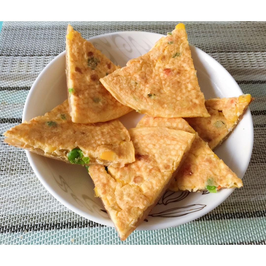 胡萝卜玉米小蛋饼