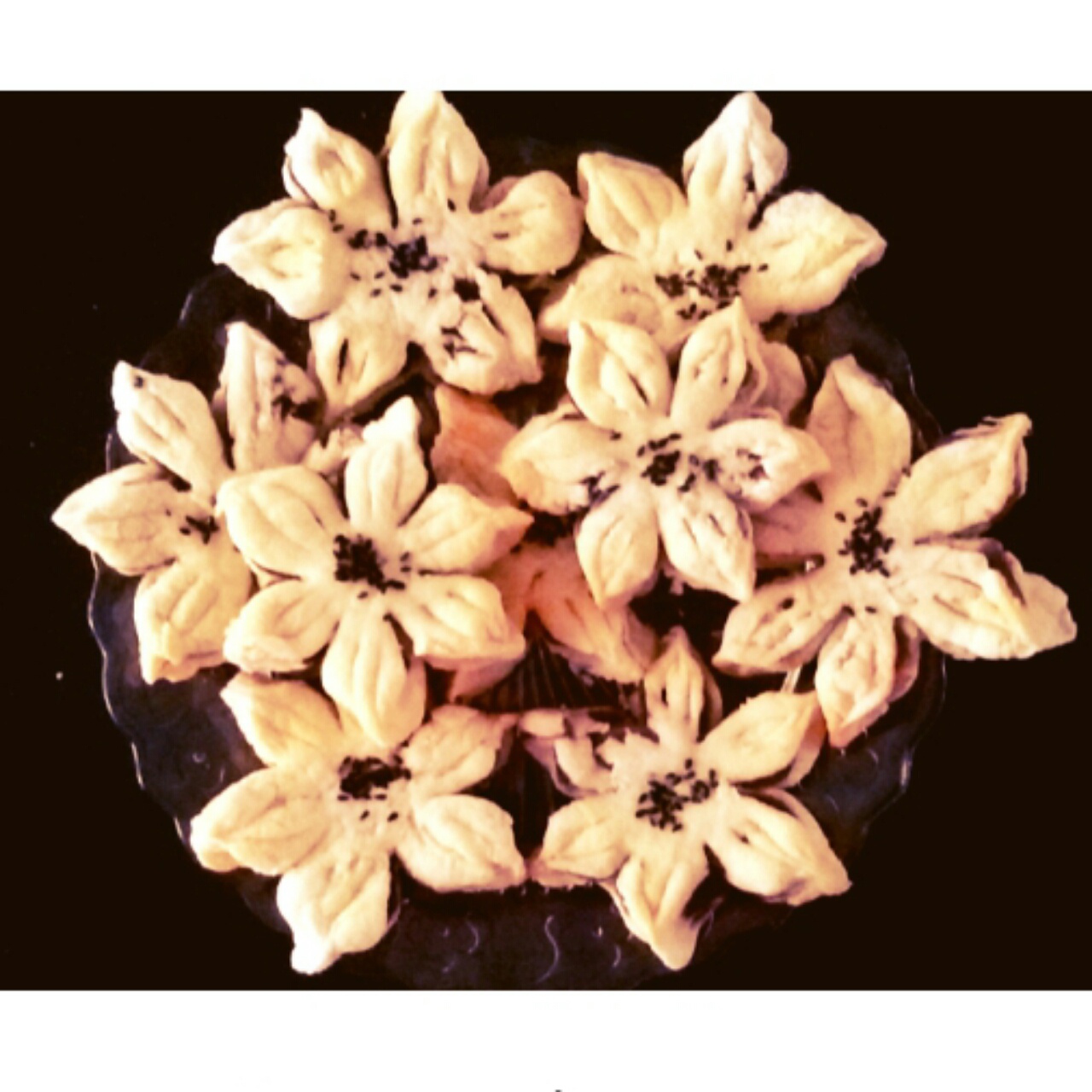 葵花豆沙酥——烤箱里绽放的花朵