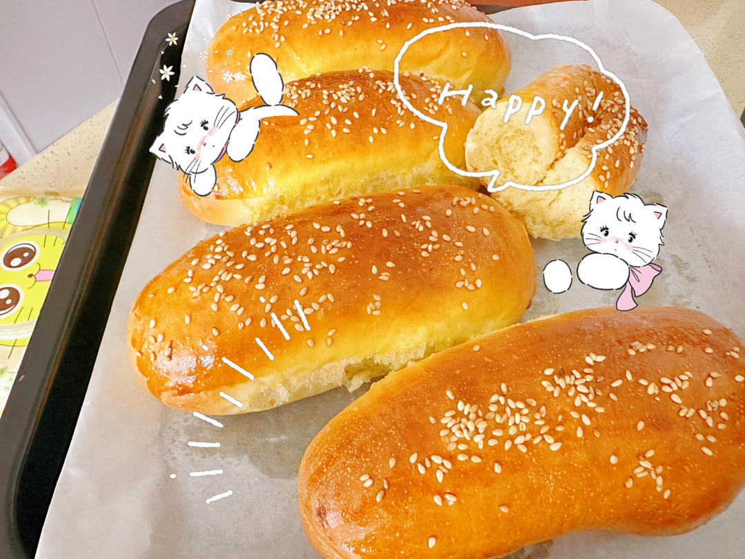 🌭️超级柔软热狗面包｜孩子们的最爱｜赛百味同款