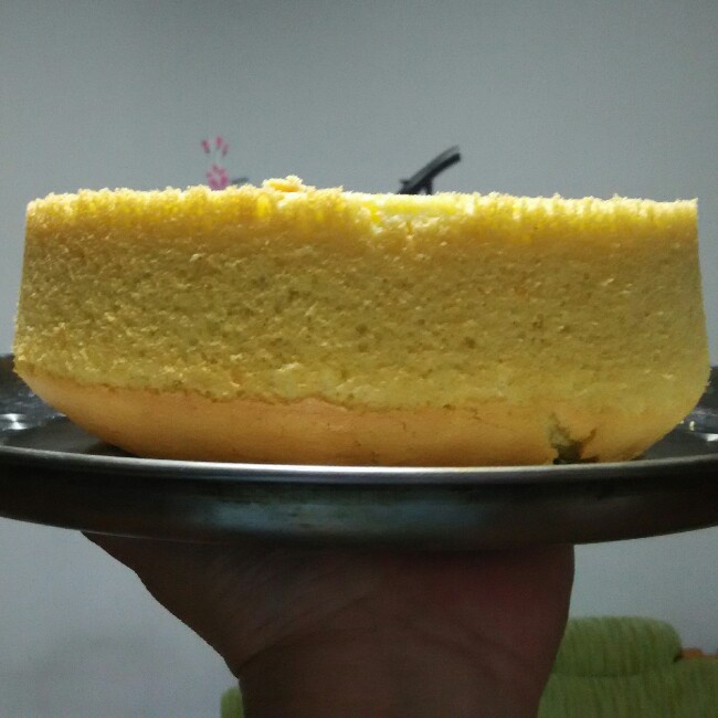 超好记八寸戚风蛋糕（后蛋法）