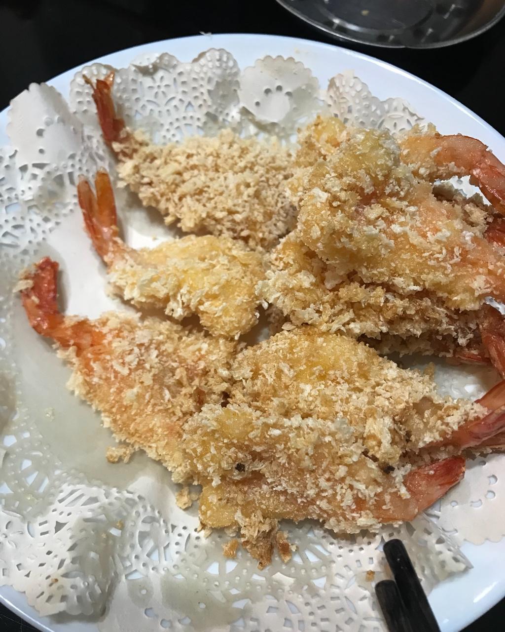 面包糠炸虾