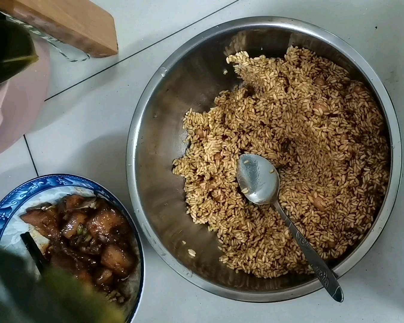 不用泡米，不用腌肉的花生米鲜肉粽（附视频零失败教学）的做法 步骤13