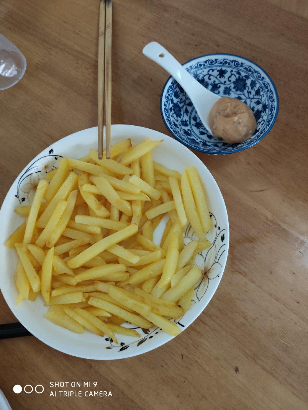 十分钟免油炸微波炉炒锅薯条