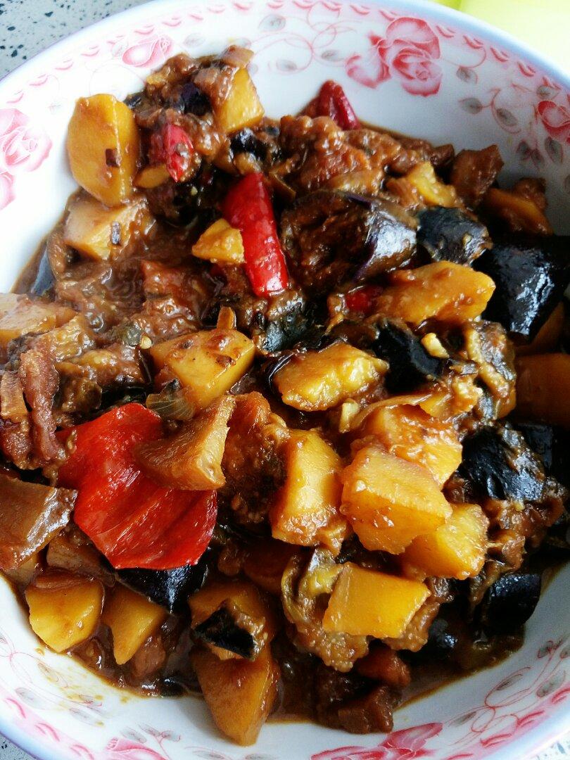 土豆炖茄子