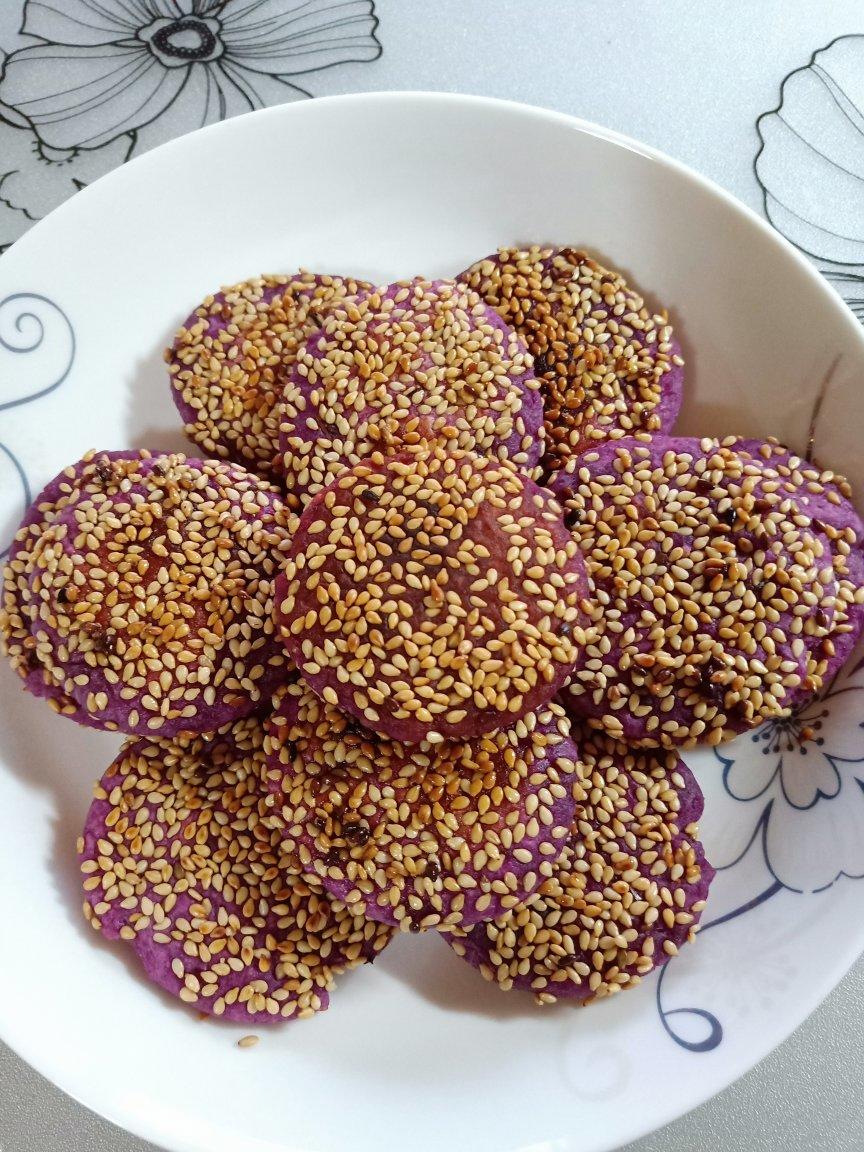 减肥必备紫薯饼