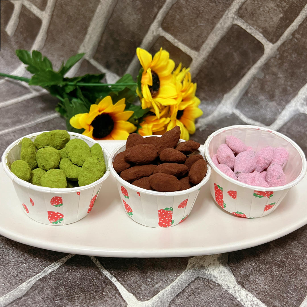 日本超火の小零食【糖霜/焦糖巧克力杏仁】圣诞节的礼物🎁