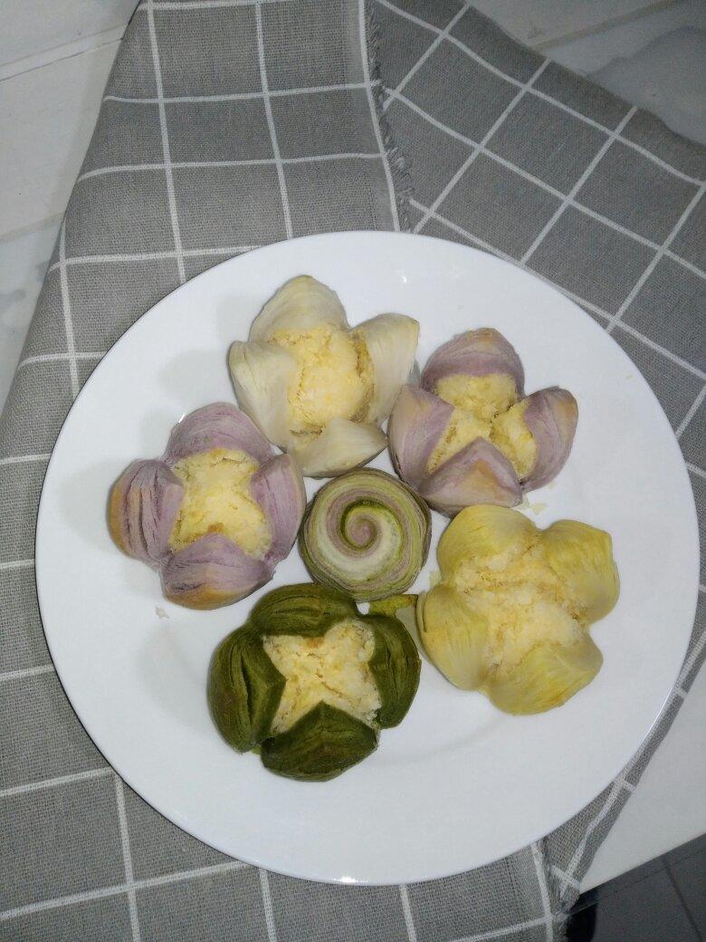 花开富贵之四种口味的椰蓉开口酥