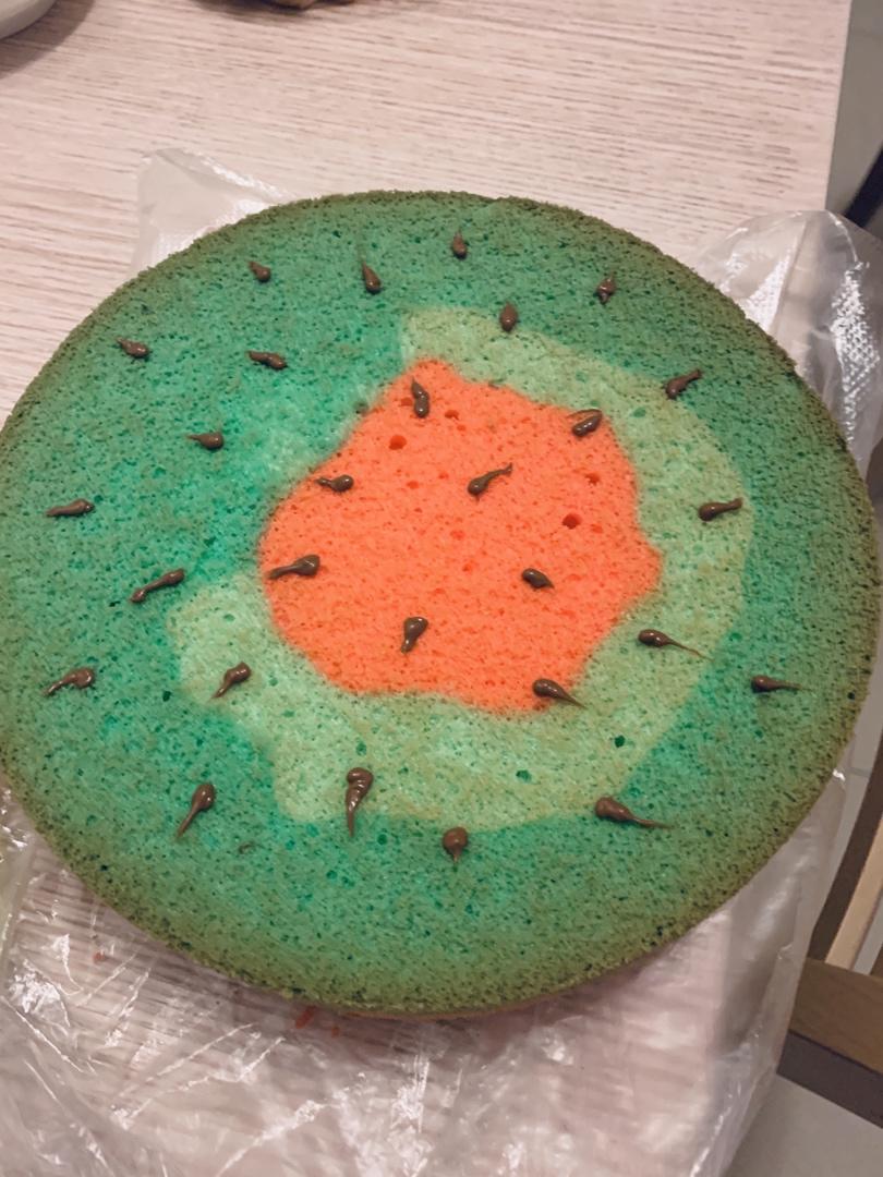 炎炎夏日~来根西瓜冰淇淋蛋糕吧(gif动图)