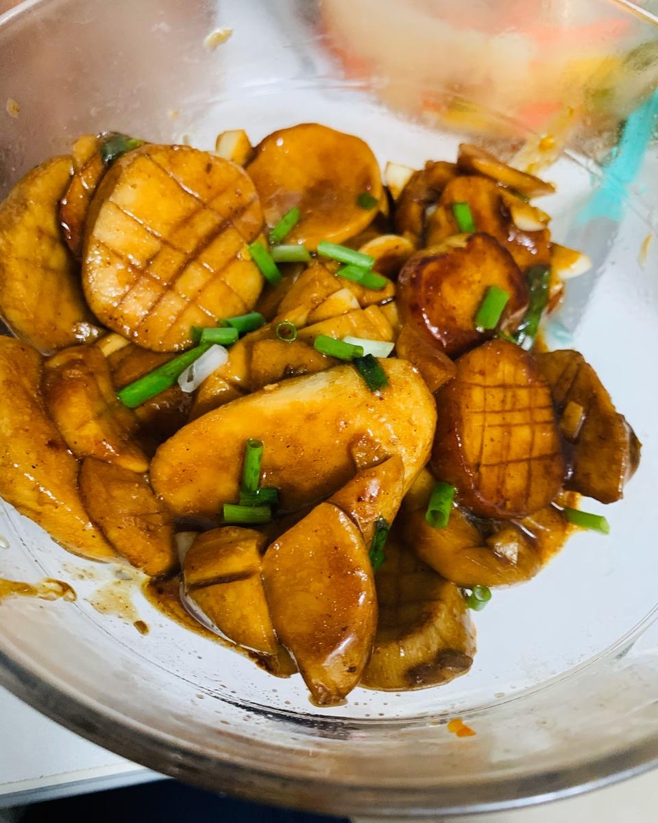 酱汁杏鲍菇❗比肉还好吃