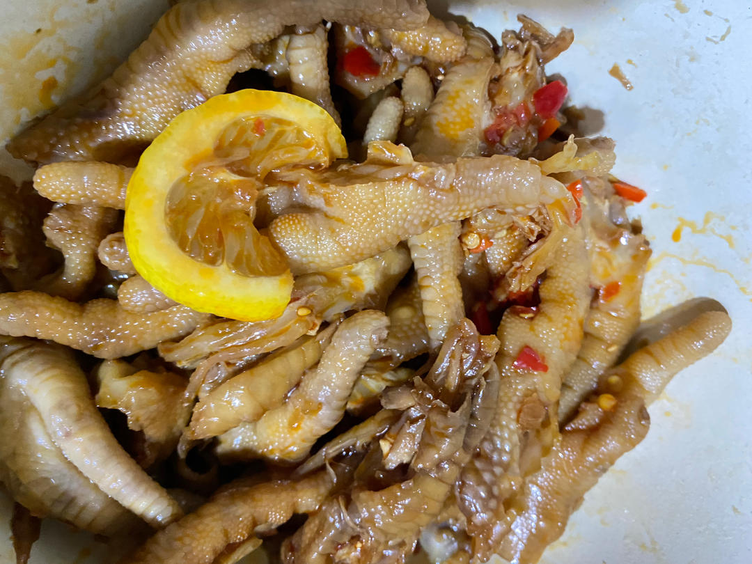 柠檬无骨酸辣凤爪