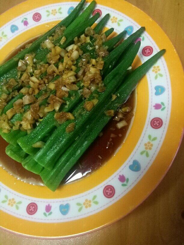 蒜蓉秋葵