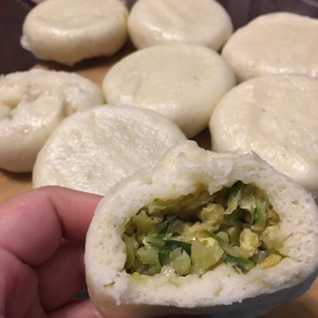 素卷心菜包子
