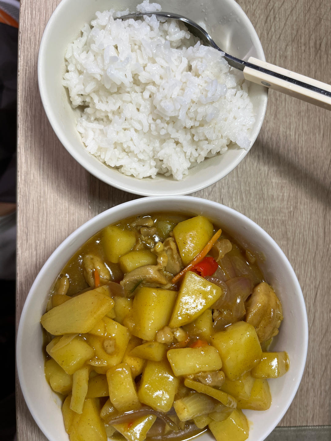 土豆咖喱鸡肉