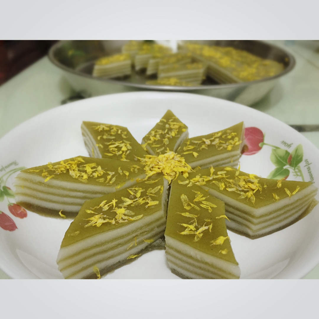抹茶椰汁千层糕