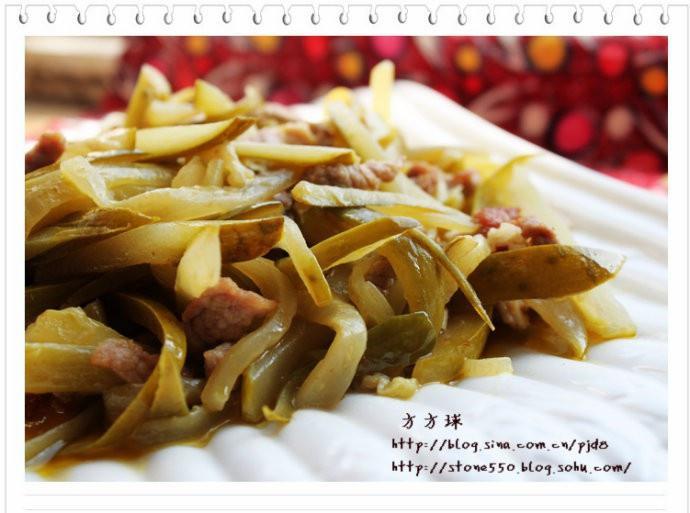 酸黄瓜炒肉的做法