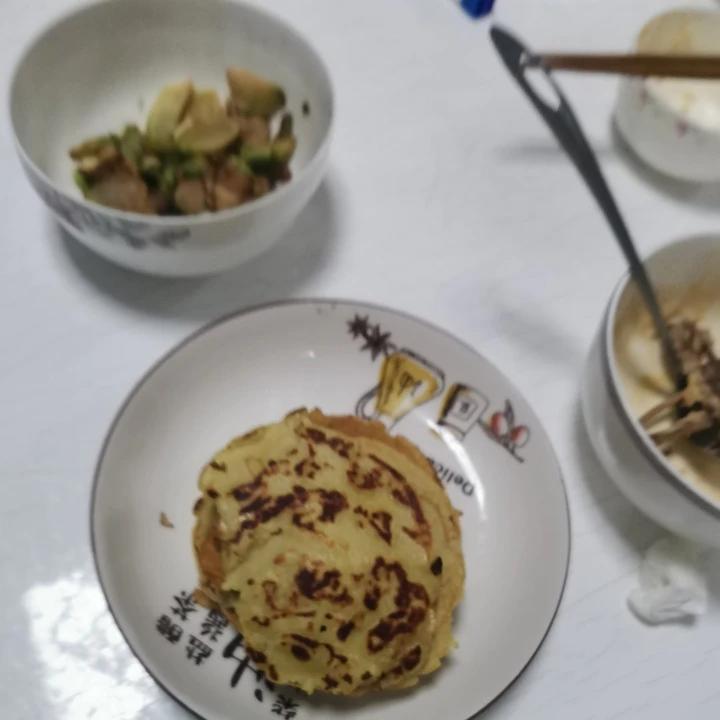 宝宝辅食：苹果奶香松饼