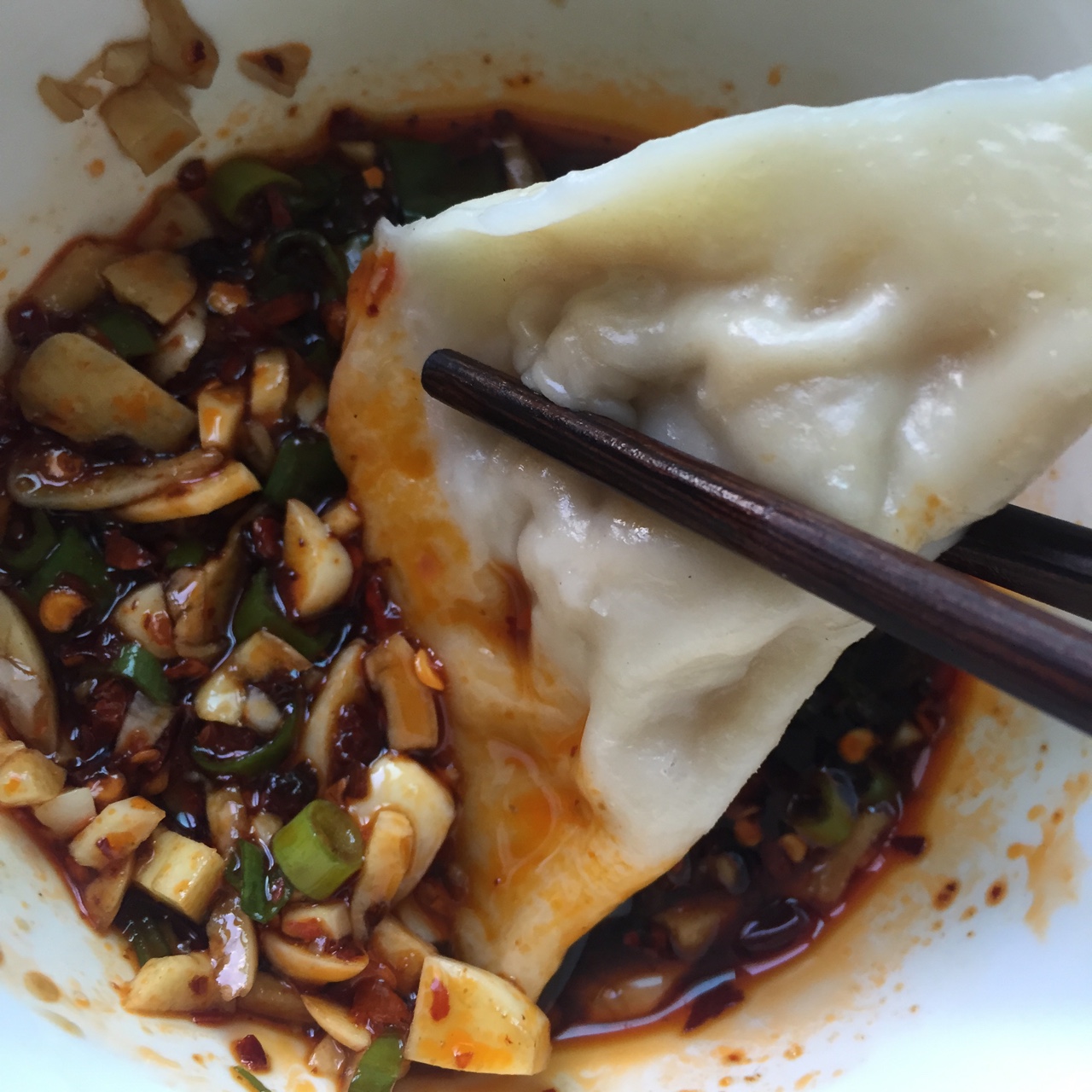 私家饺子蘸酱
