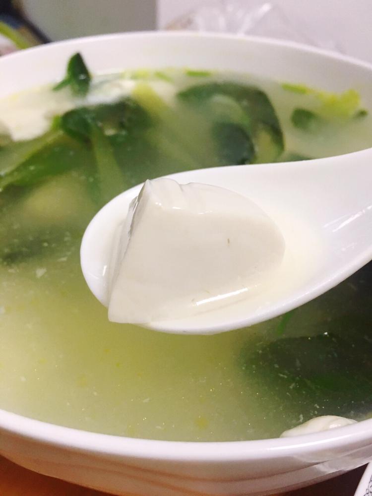 青菜豆腐汤