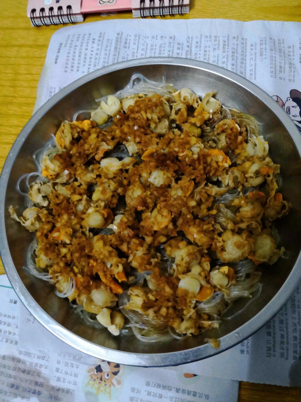 蒜蓉扇贝肉蒸粉丝