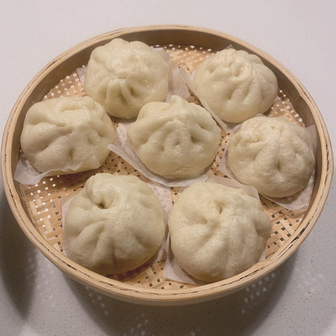 高筋面粉也能做出松软白馒头（酵头法）