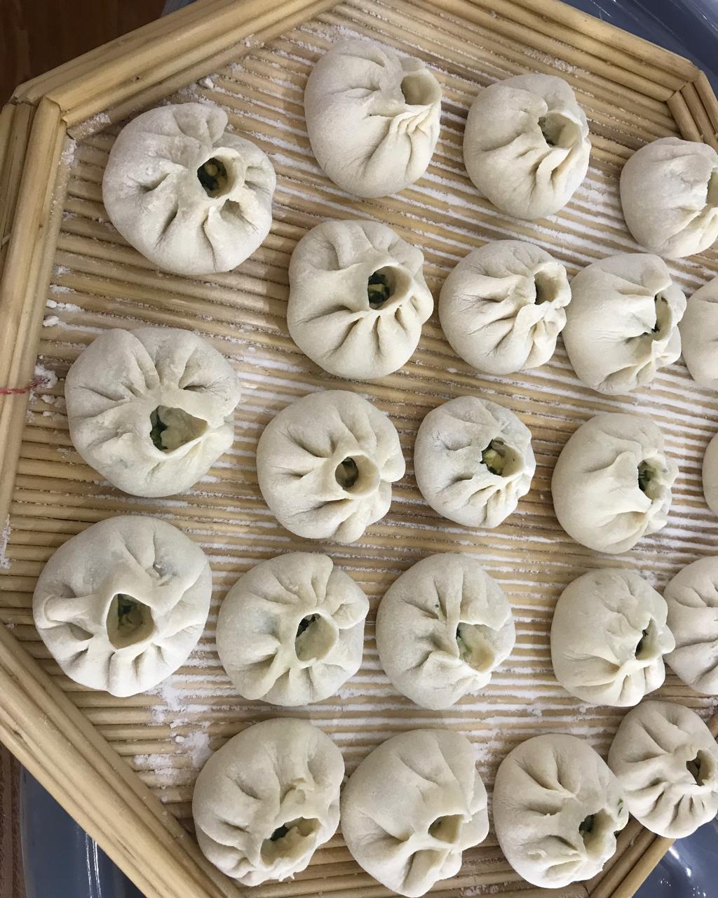 油菜香菇菜包