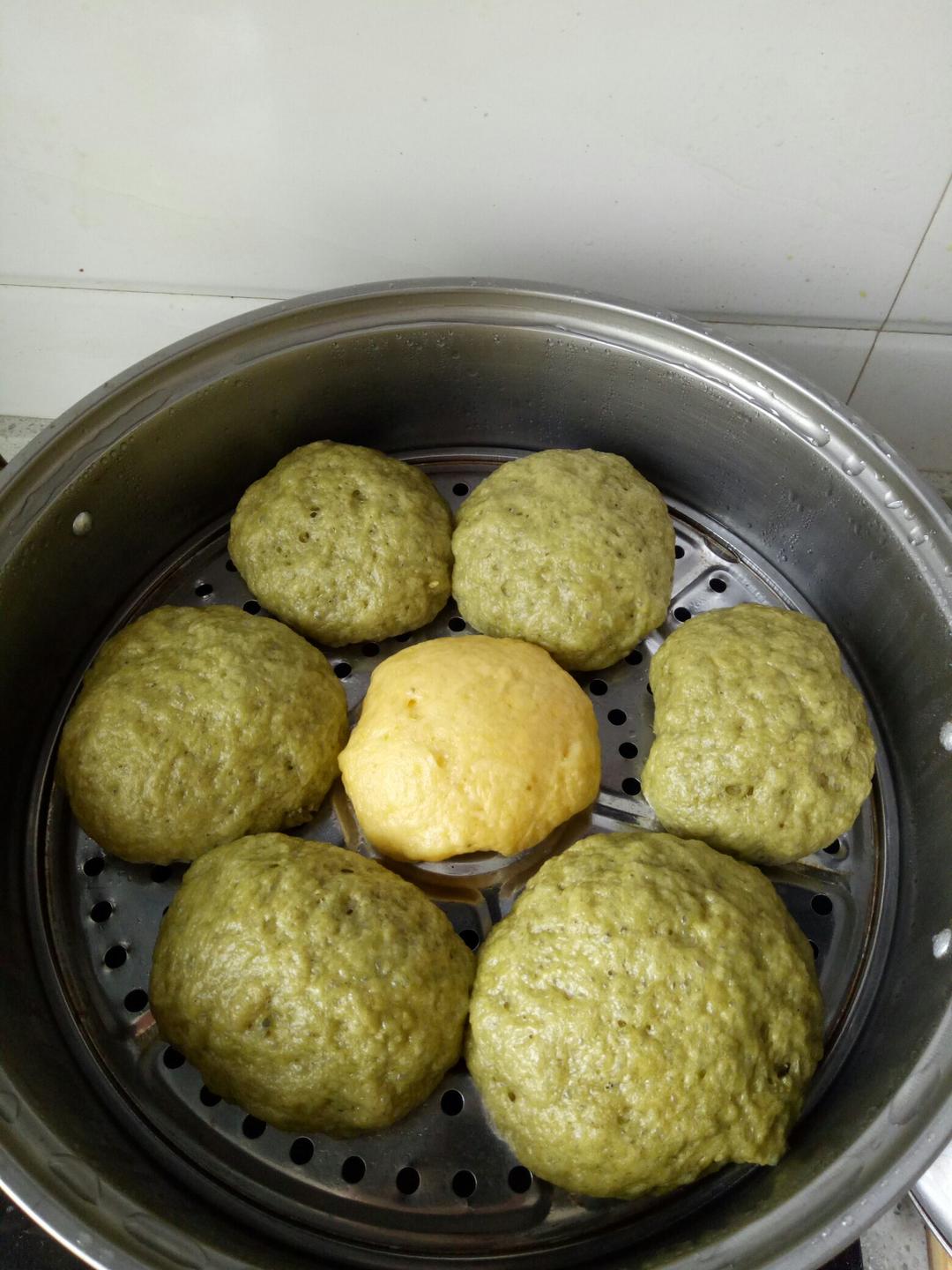 菠菜馒头的做法
