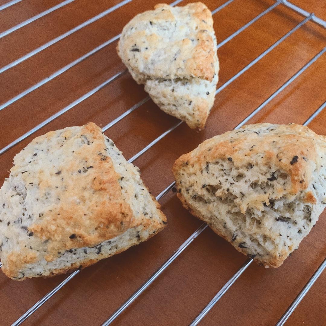 适合做三明治的红茶司康