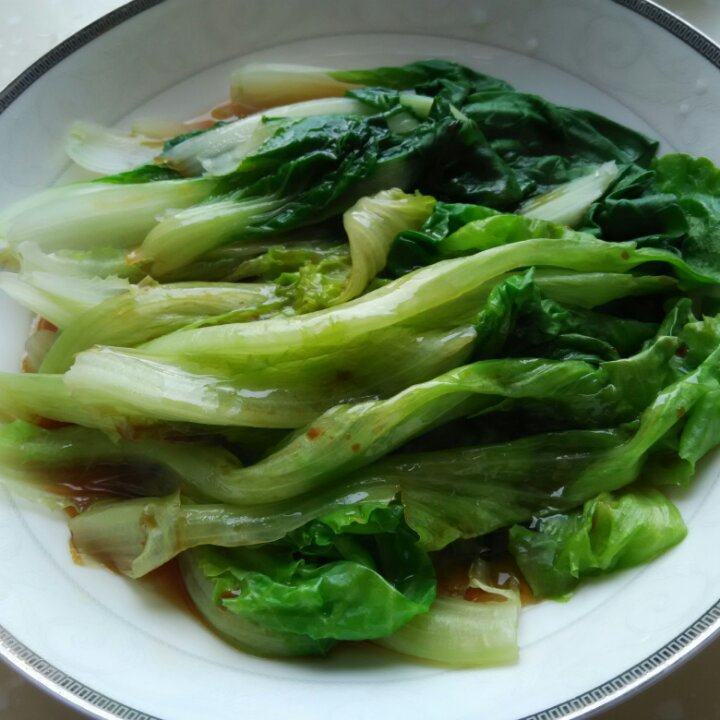 super冰鑫海做的白灼青菜