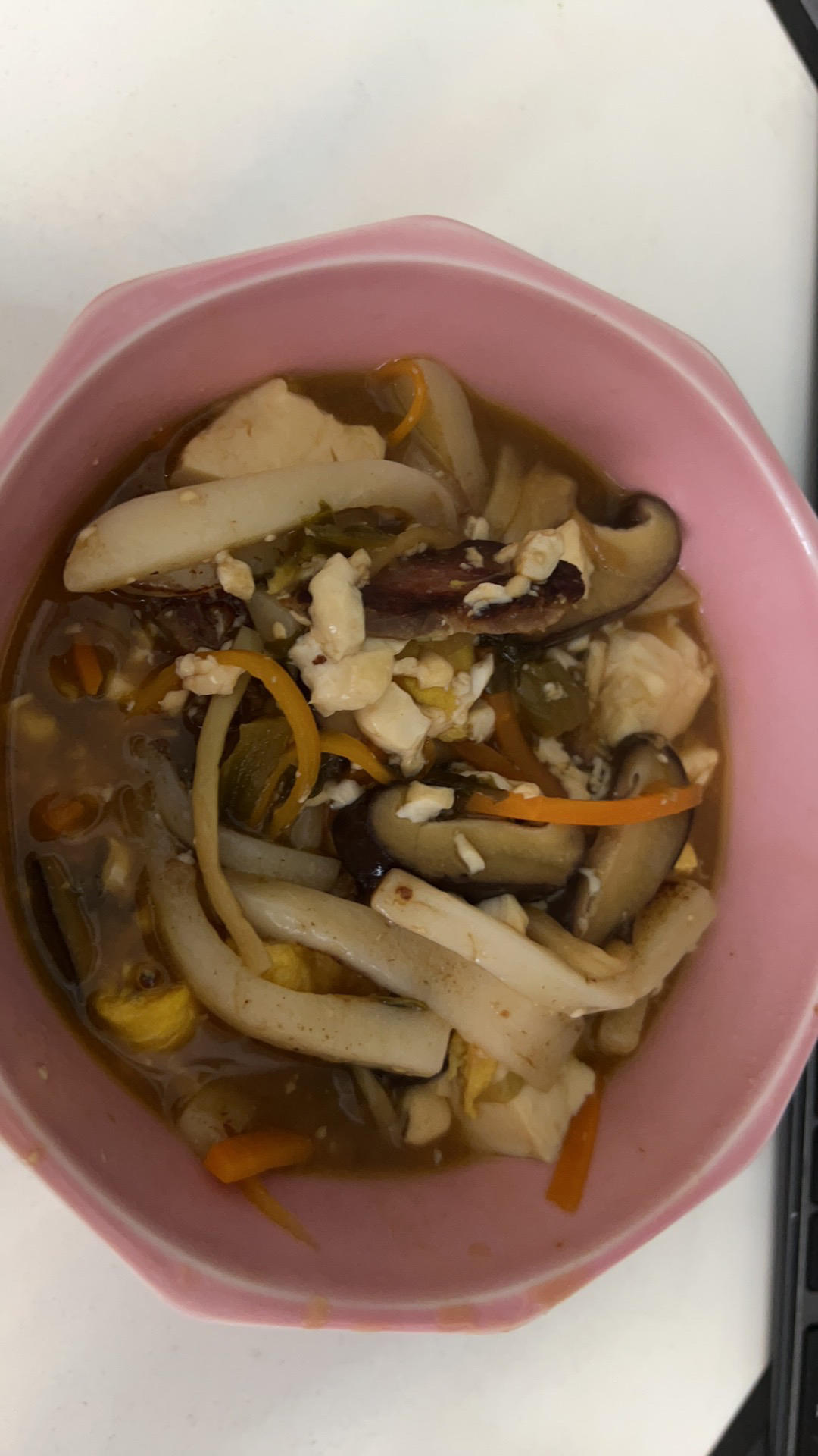 咕噜噜焖出一锅【嵊州豆腐年糕】！热乎鲜美，好吃省心！