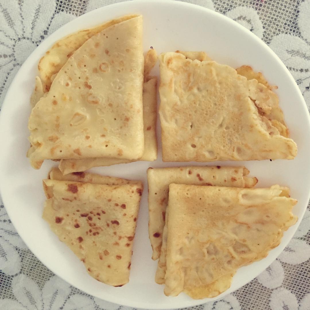 快手鸡蛋饼～～十分钟早餐！