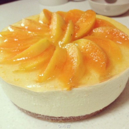 蜜桃冻芝士蛋糕