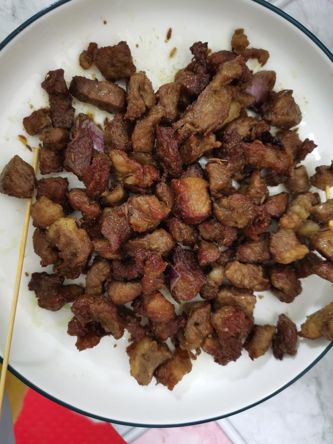 烤羊肉串/孜然羊肉/烤羊排 (烤箱/空气炸锅版)