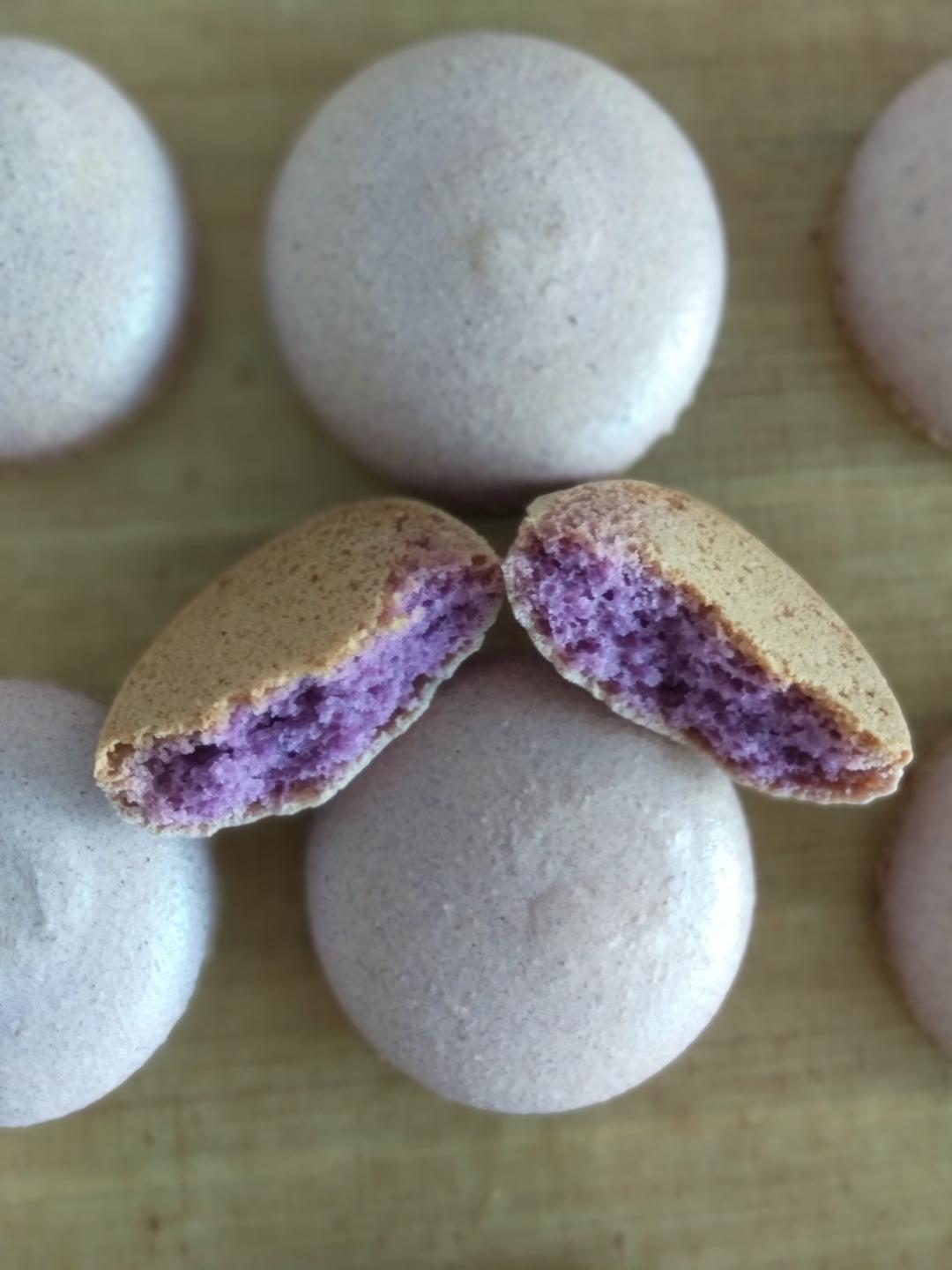 传统意式 巴黎马卡龙 大份量厨师机版 皮师傅店售同款 紫薯百香果口味 | 小马课堂0