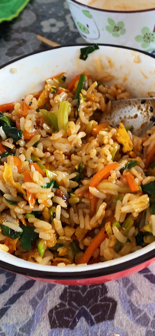 小朋友吃的不辣版伪韩式拌饭（비빔밥）k66出品