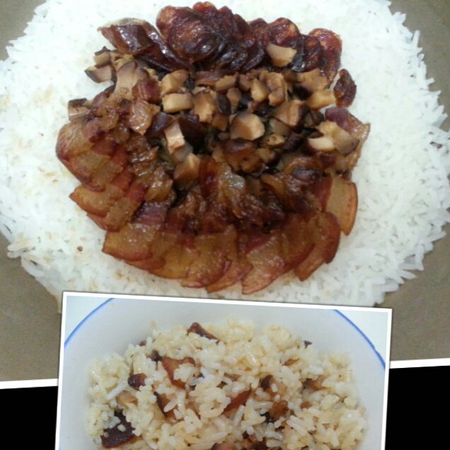 砂锅腊味饭