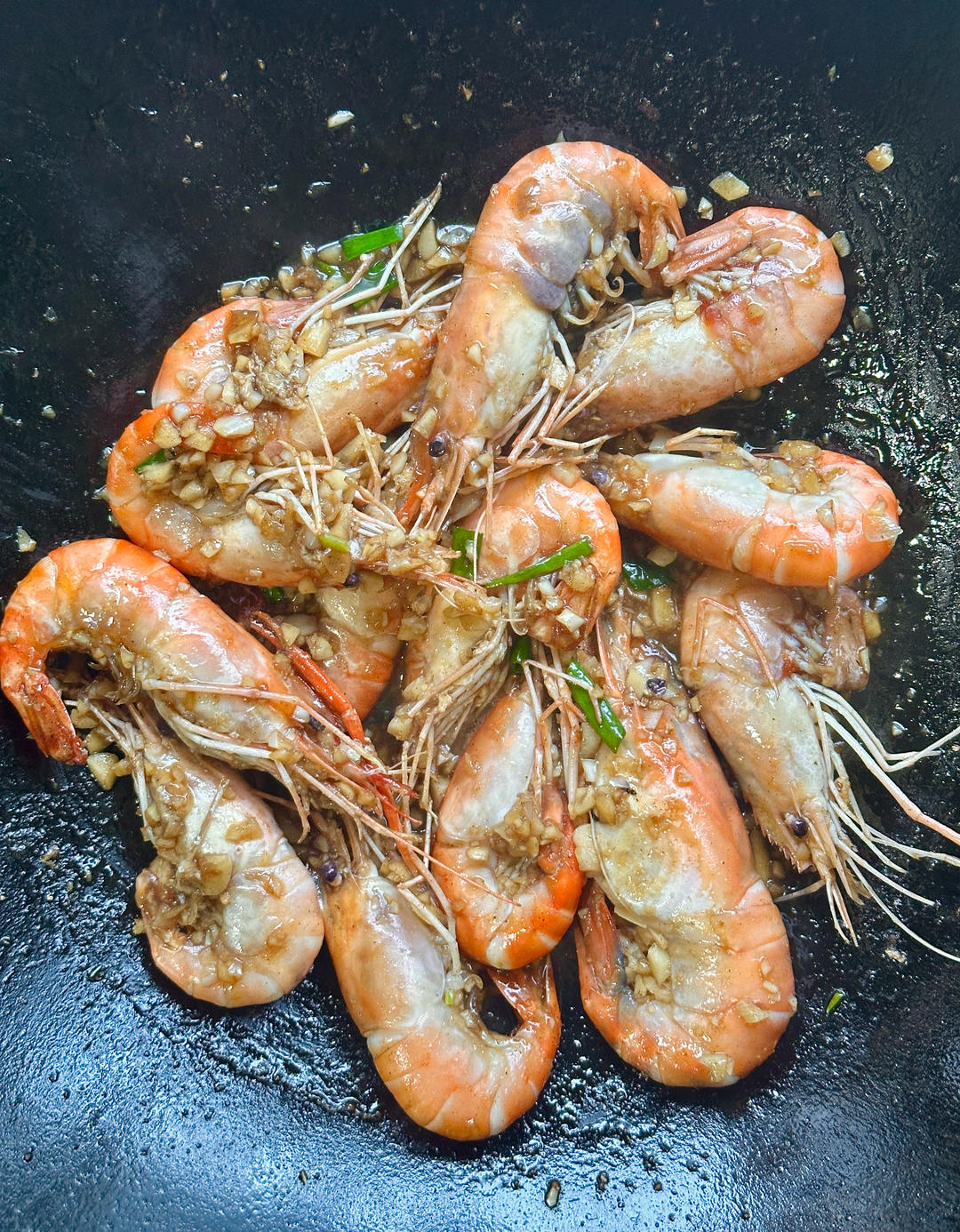 芥末蒜蓉罗氏虾