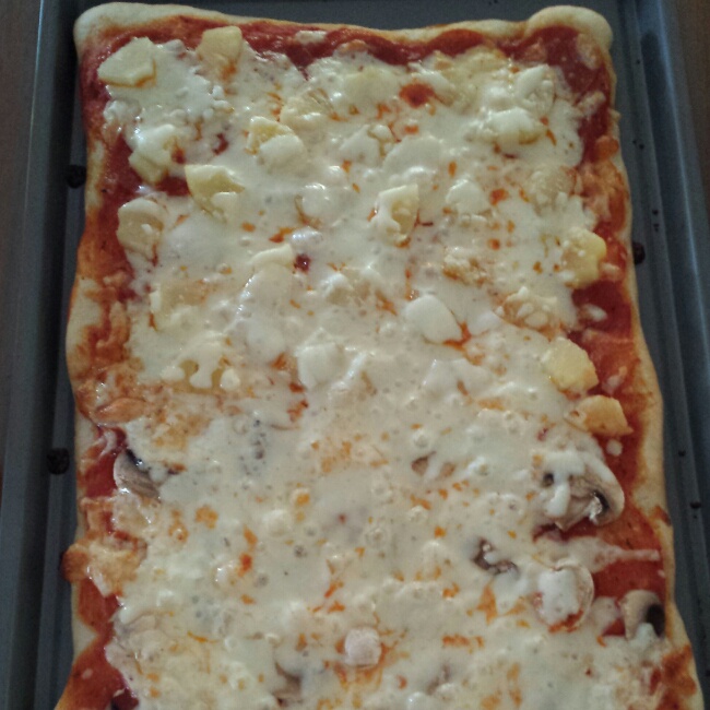 夏威夷pizza（附饼底冷冻法）