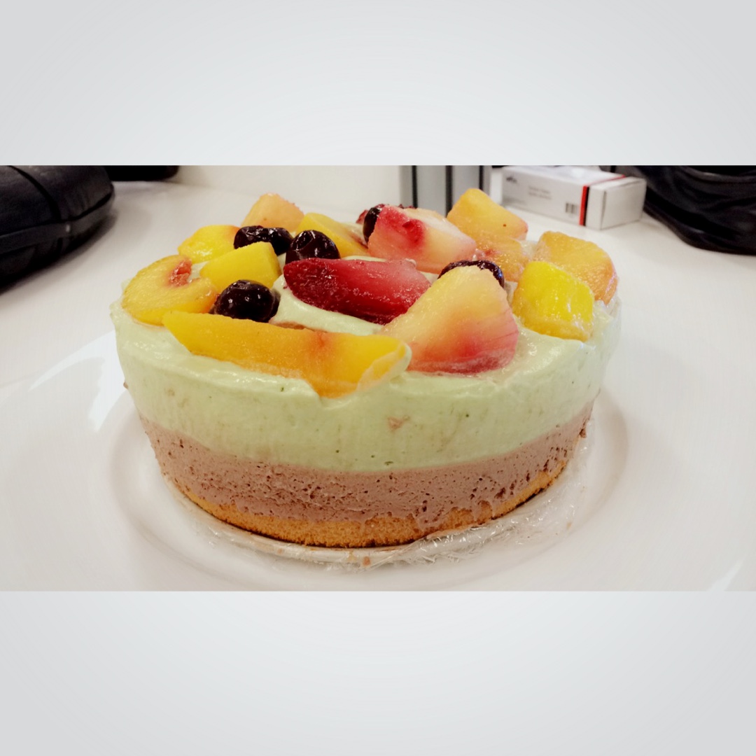 巧克力抹茶慕斯蛋糕