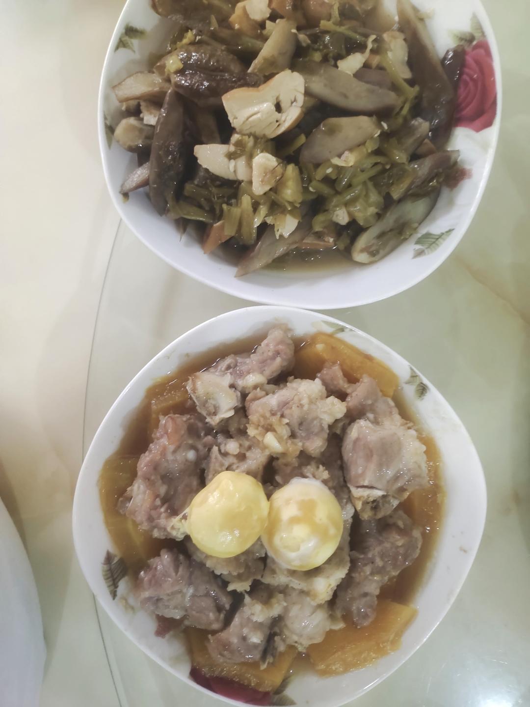 雪菜炒茄子