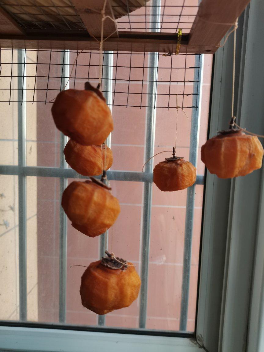 晒柿饼（家庭版DIY 吊柿饼）