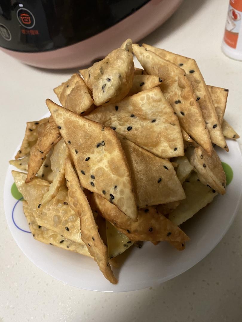 北方零食，油炸麻叶