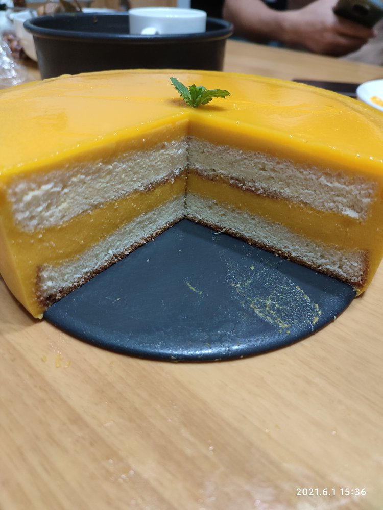 酸奶芒果慕斯蛋糕（八寸）
