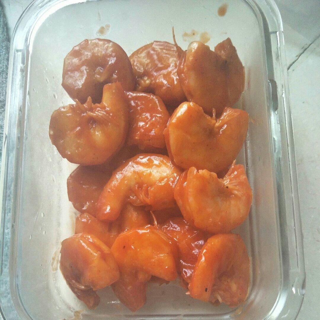 黄晓明茄汁大虾－中餐厅
