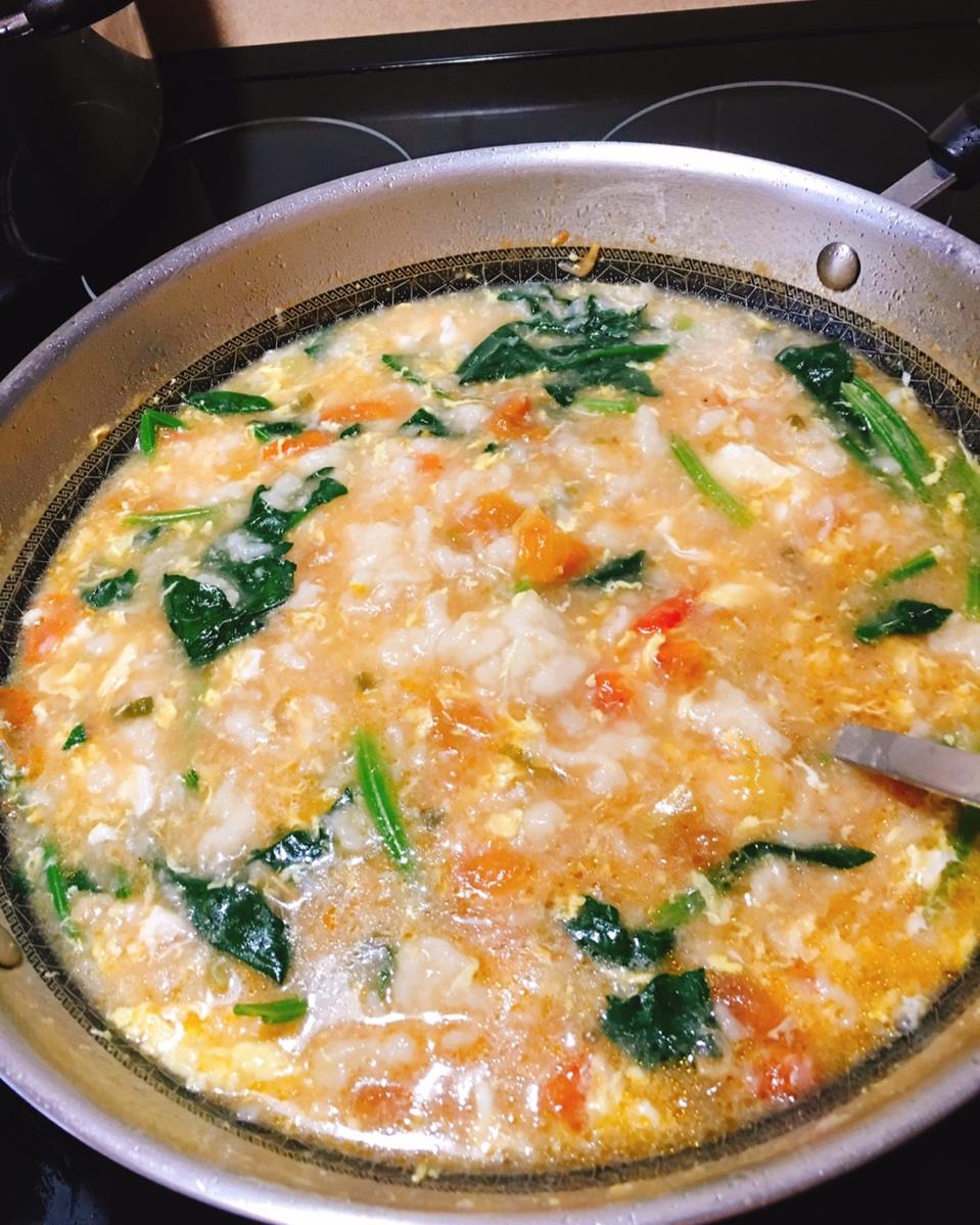 简单早餐-疙瘩汤