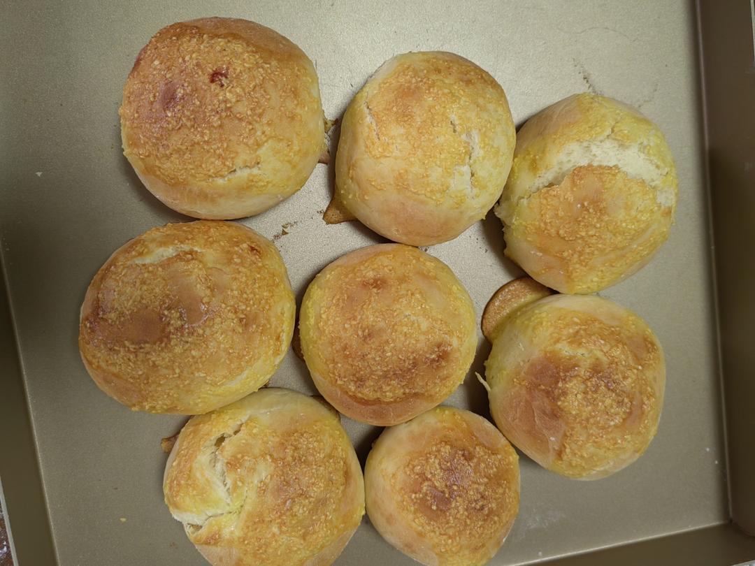 椰蓉小餐包🥯鲜奶椰皇面包🍶无馅料减脂饱腹早餐
